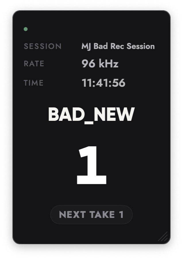 dB Take HUD, screen 2