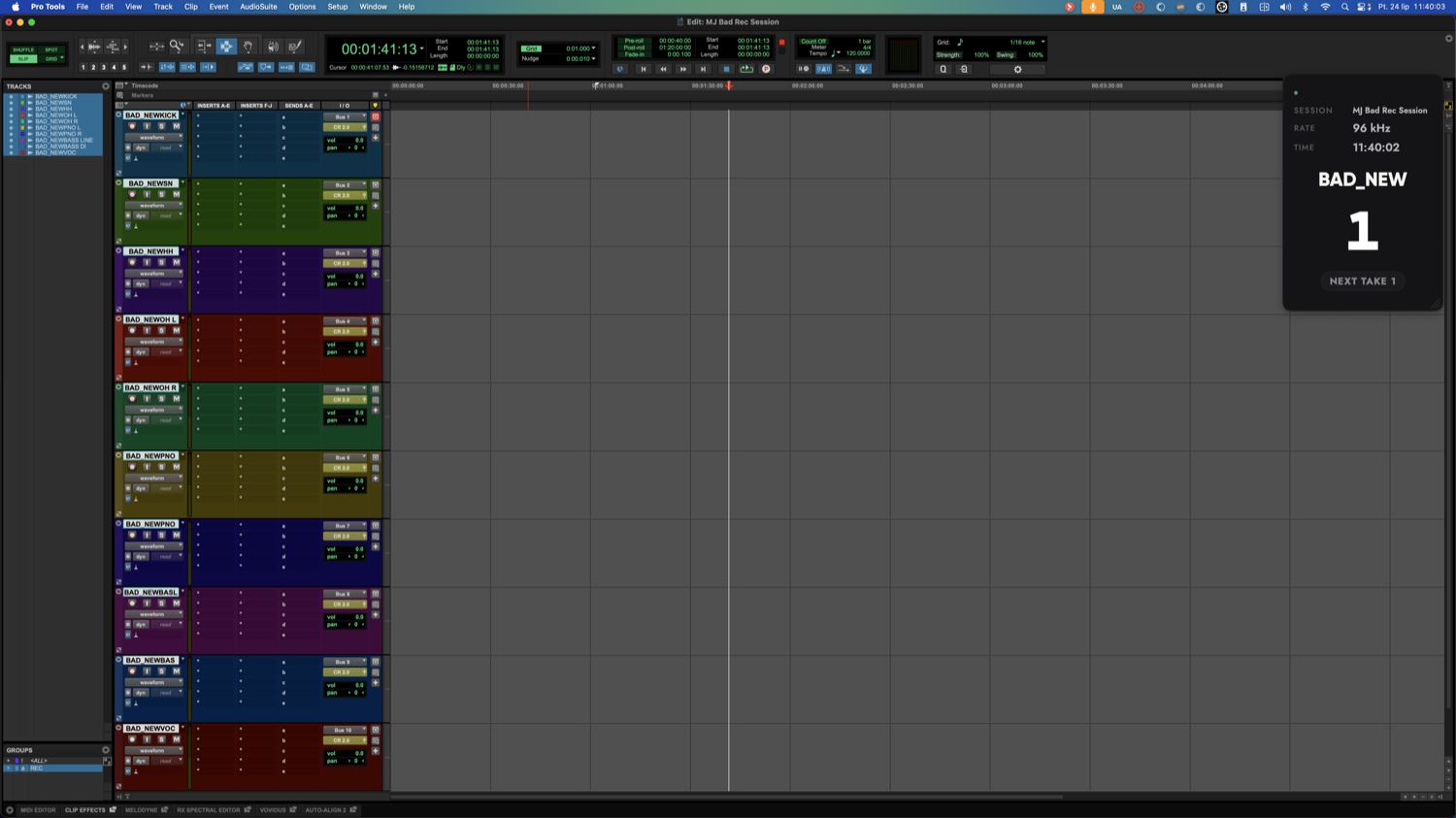 dB Take HUD, screen 4