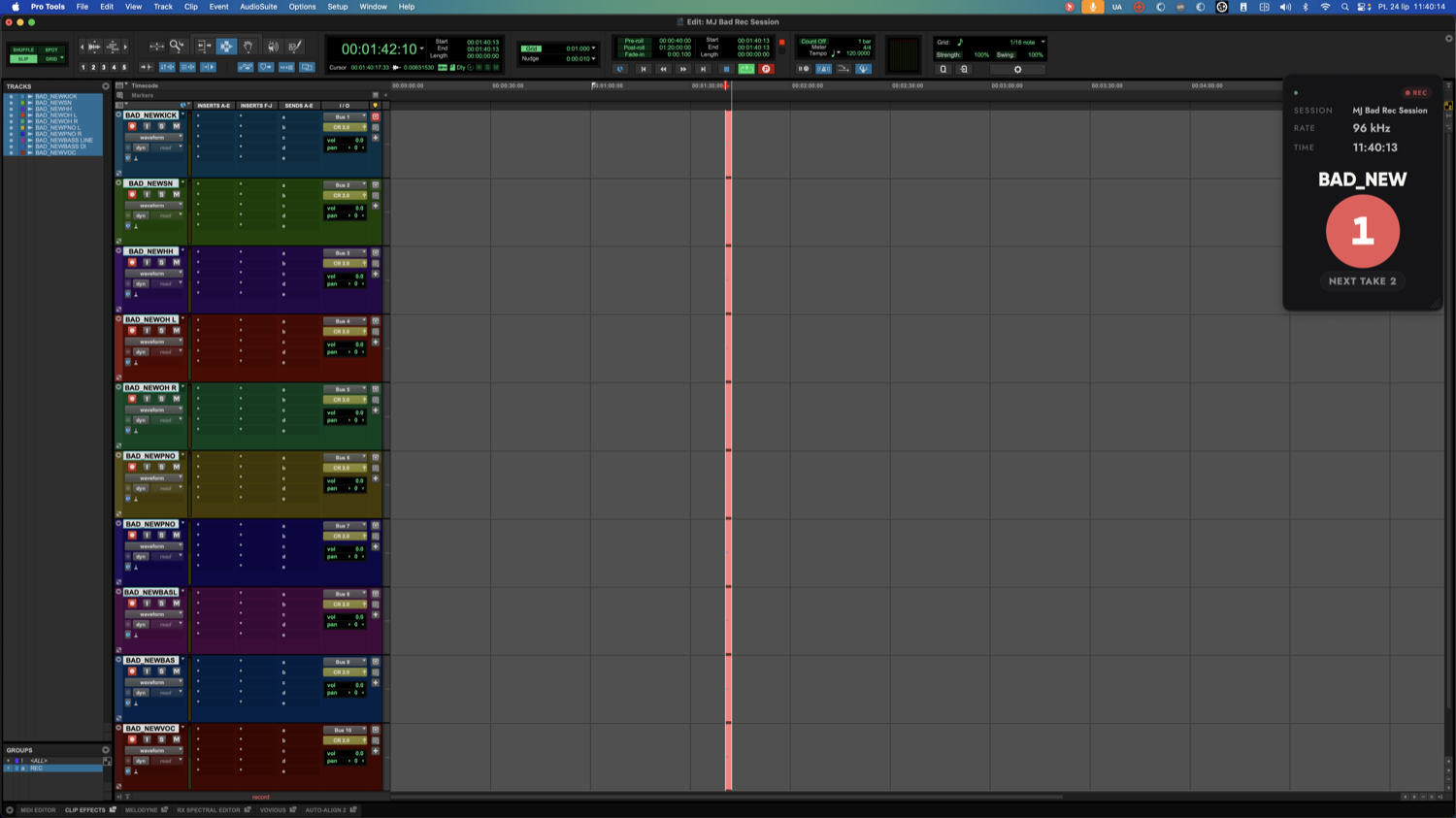 dB Take HUD, screen 5